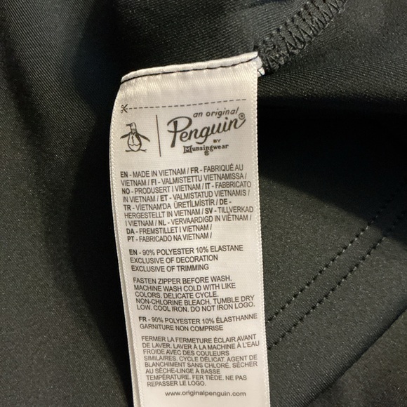 Original Penguin Black Quarter-Zip Pullover - Picture 8 of 8